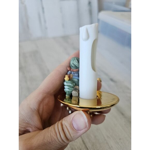 Bradford Hummel candle ornament berta clip boy tree Xmas decor - Picture 3 of 9